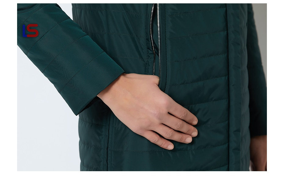 Parka Jacket Warm With A Hood Thin Parka Coat 22