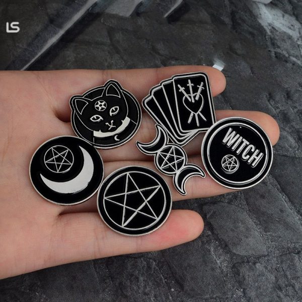 Witch badges brooches 4